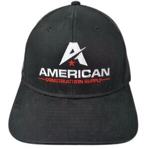 MAX American Construction Supply Husqvarna Demo Day Black Trucker Hat One Size